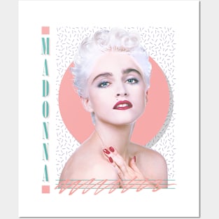 Madonna // Original 80s Vintage Style Design Posters and Art